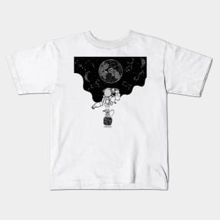 The Happy Spaceman and the Constellations Kids T-Shirt